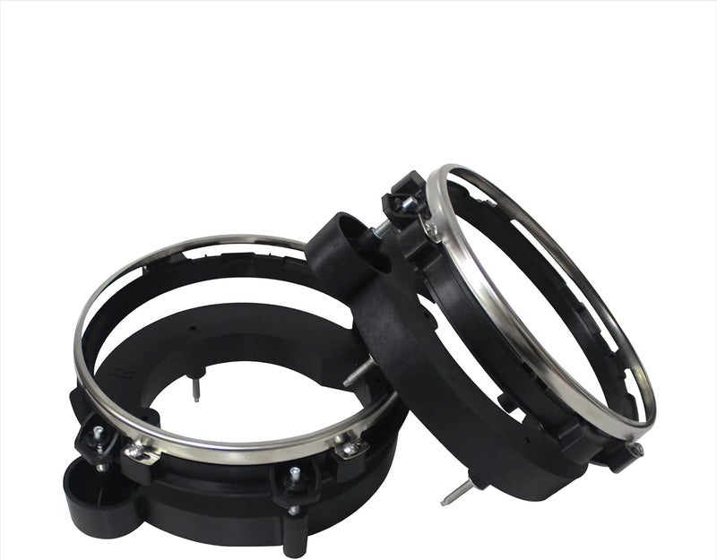 Eterpace Front Left&Right Headlight Bulb Brackets Buckets Compatible with JEEP Wrangler 1997-2006, Driver/Passenger Side Headlight Bucket, Replace# 110383, 110384 - Image 2
